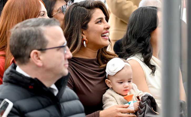 Priyanka with daughter Malti Marie Chopra Jonas