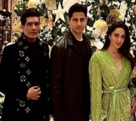 Manish Malhotra, Sidharth Malhotra, Kiara Advani