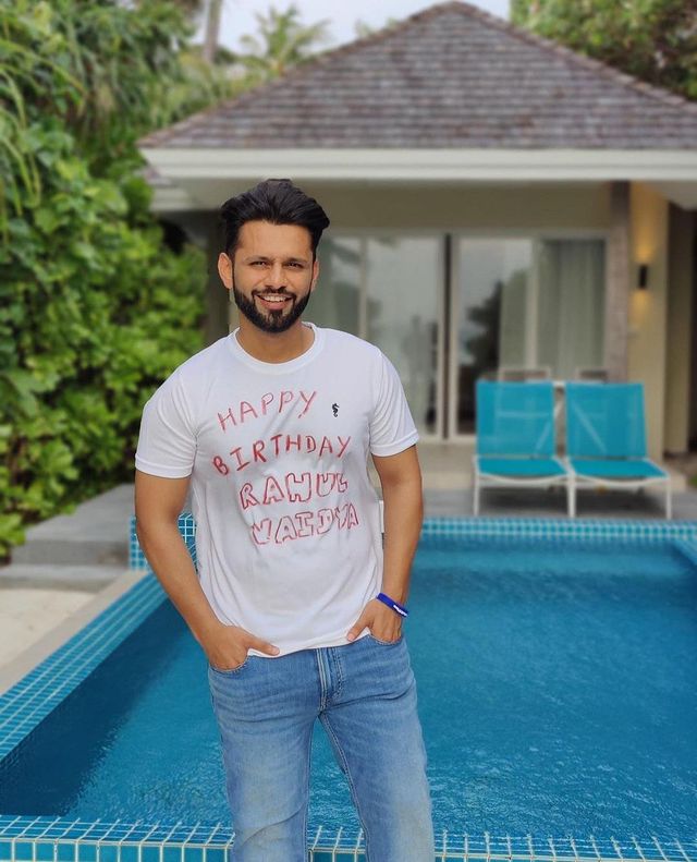 Rahul Vaidya maldives