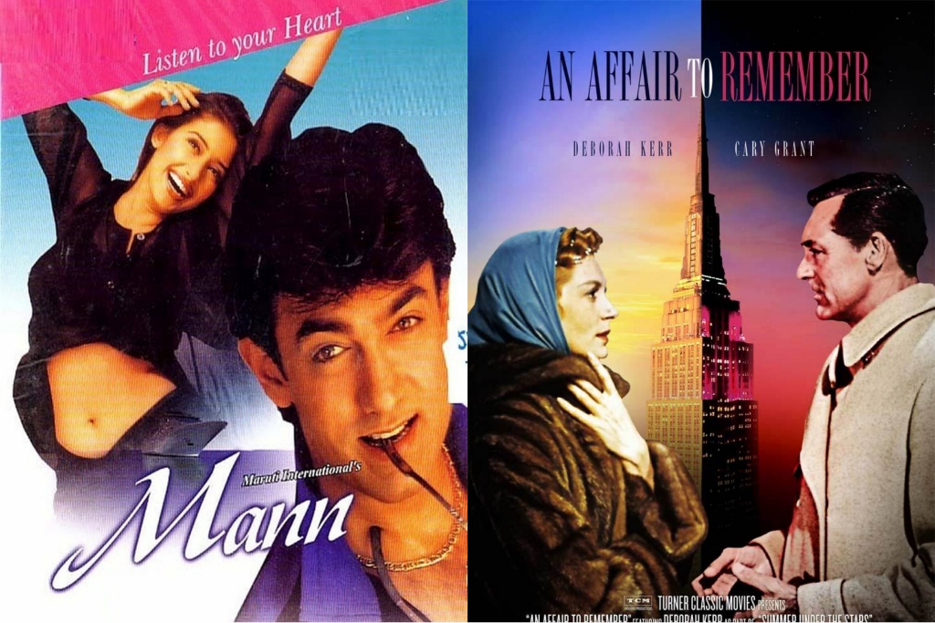 Mann - An Affair To Remember posters | 6 Aamir Khan Bollywood movies