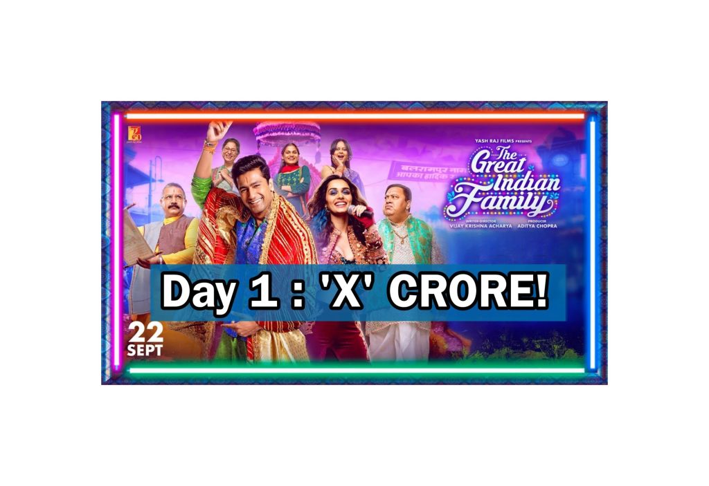 The Great Indian Family movie opening day box office collection