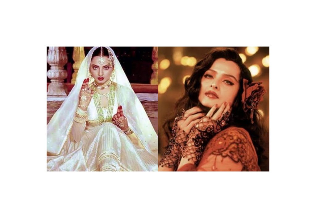 Iconic movie looks of Rekha