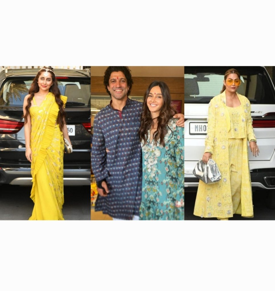 Farhan Akhtar-Shibani Dandekar haldi pics