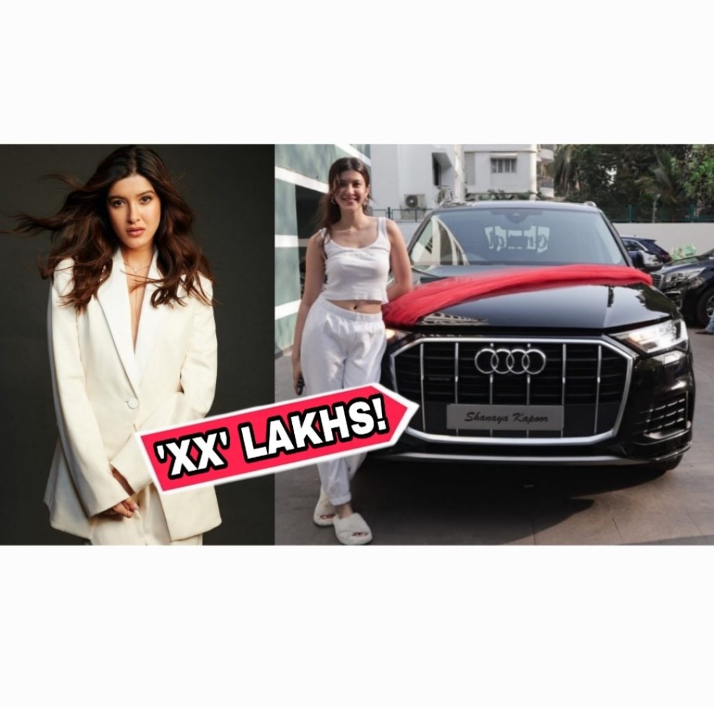 Shanaya Kapoor Audi Q7 car price - Rs 80 lakhs
