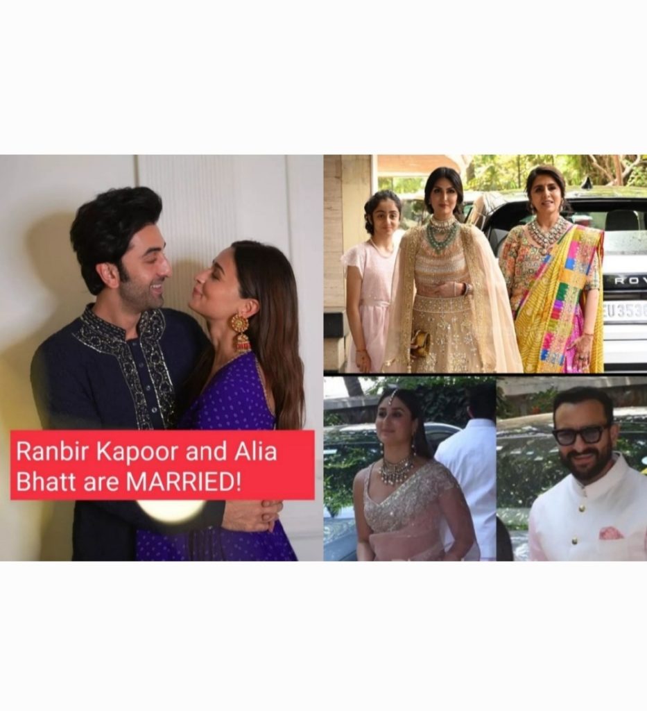 Ranbir Kapoor-Alia Bhatt wedding guests pics
