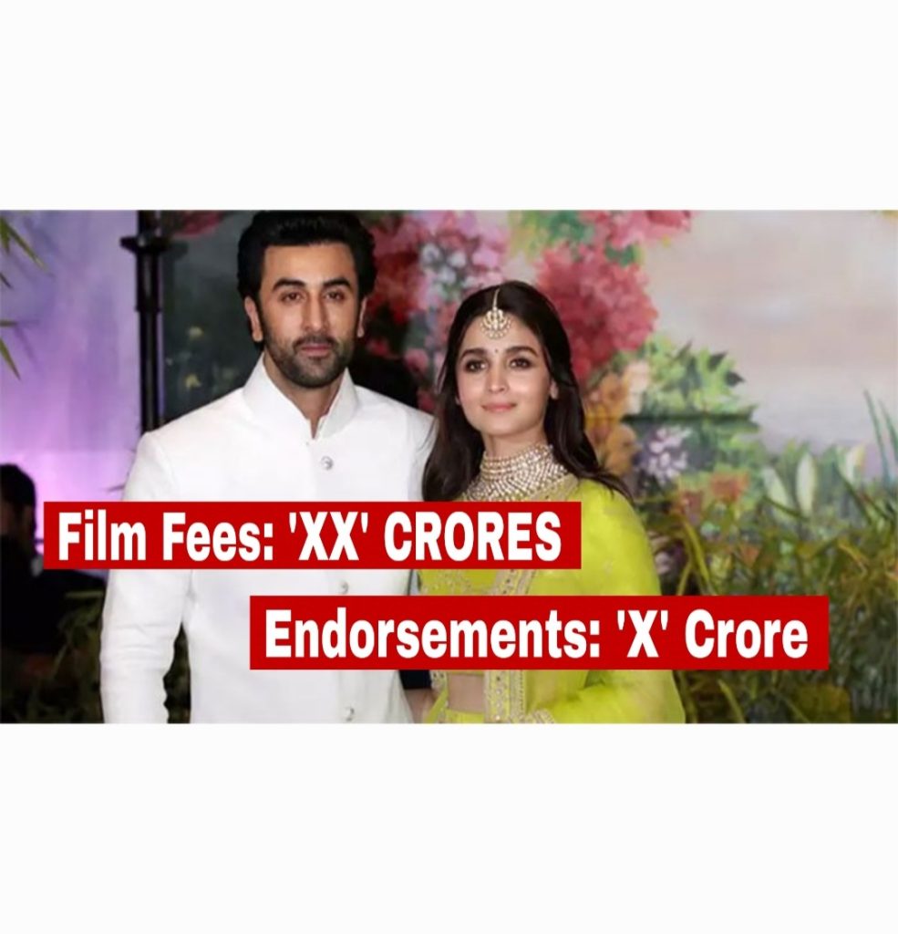 Ranbir Kapoor-Alia Bhatt combined net worth 2022; film fees + endorsements