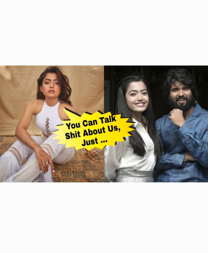 Rashmika Mandanna on dating rumours with Vijay Deverakonda