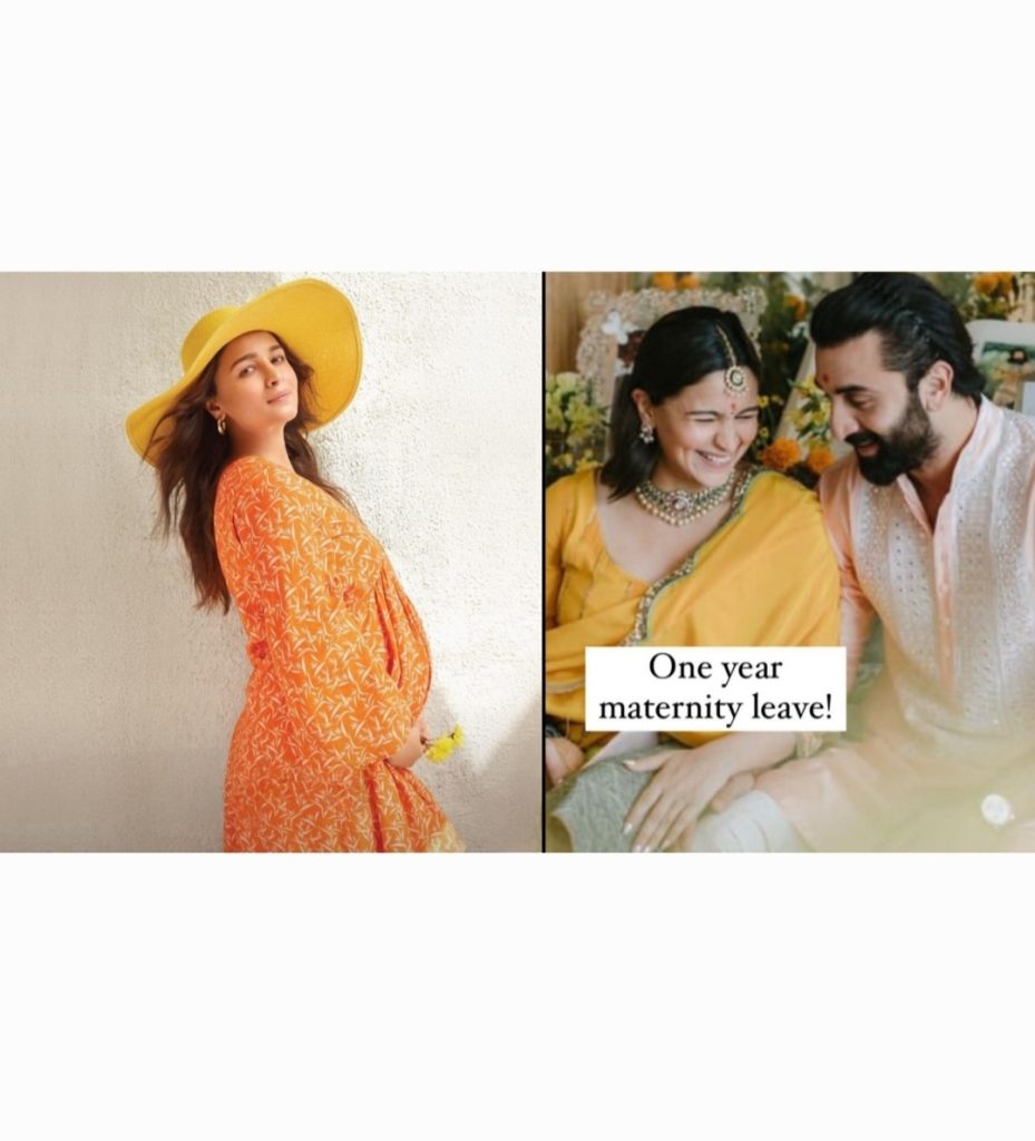 Alia Bhatt 1-year maternity leave