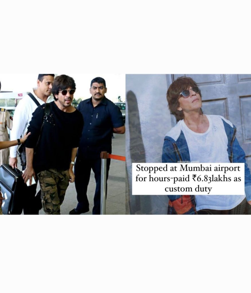 Was SRK stopped at Mumbai airport?