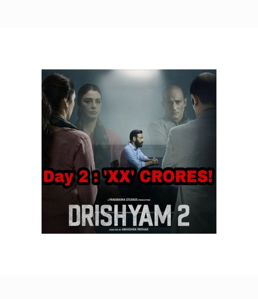 Drishyam 2 2nd day box office collection