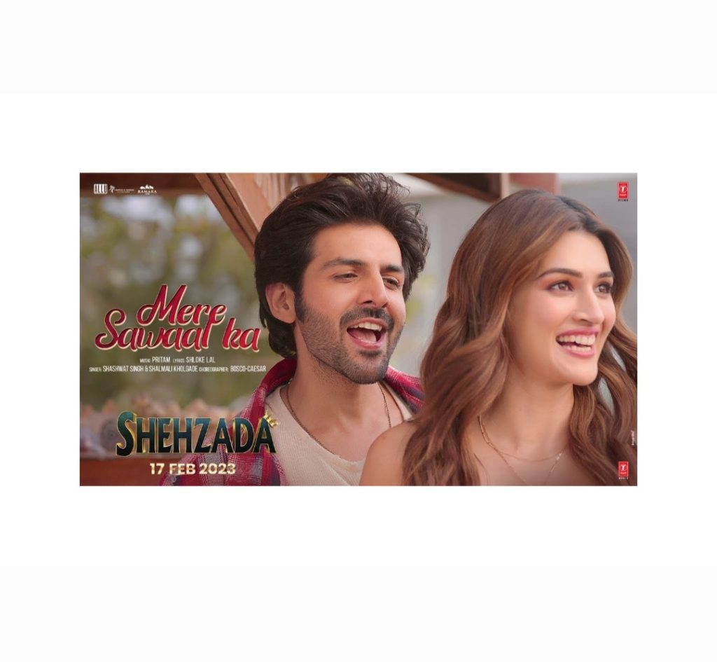 Shehzada movie Mere Sawaal Ka song