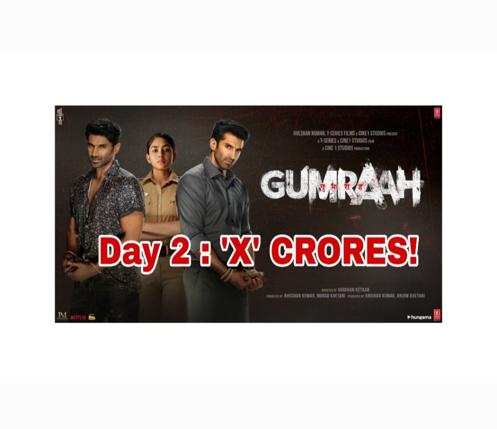 Gumraah 2nd day box office collection