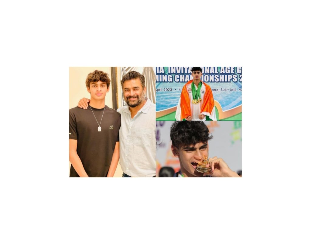 R Madhavan's son Vedaant Madhavan medals list