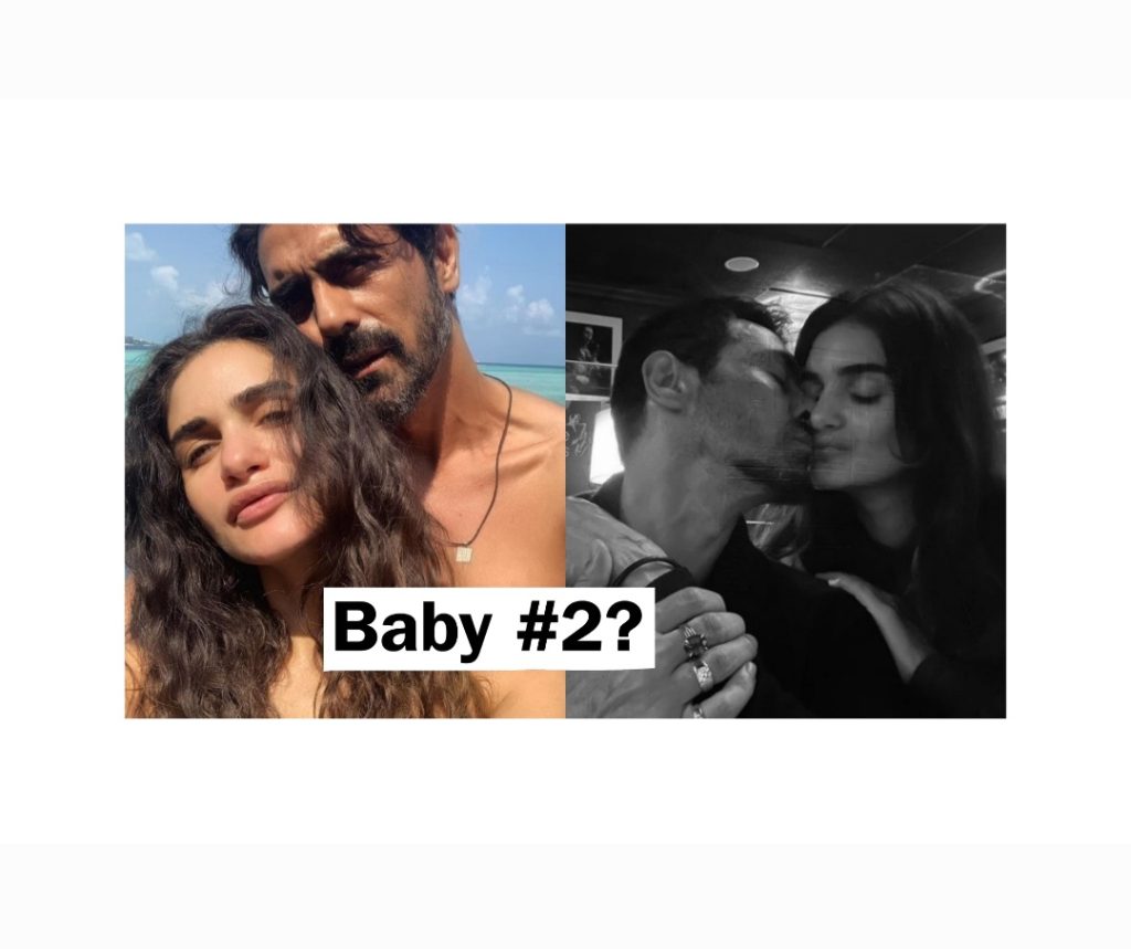 Arjun Rampal-Gabriella Demetriades 2nd pregnancy