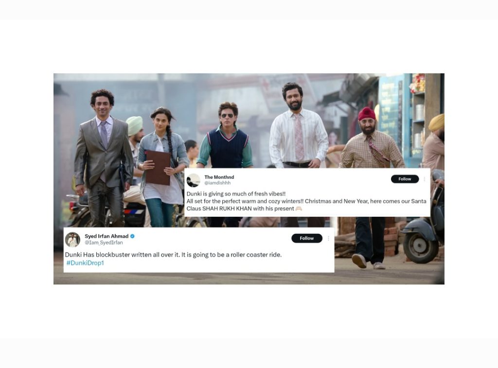 Dunki Drop 1 Twitter review