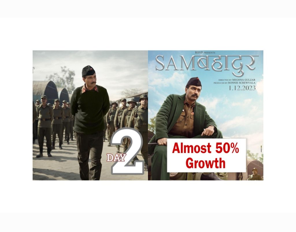 Sam Bahadur box office collection day 2