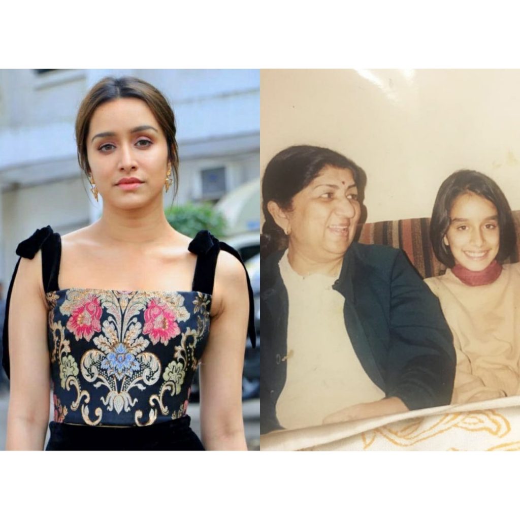 Shraddha Kapoor is the niece of Lata Mangeshkar