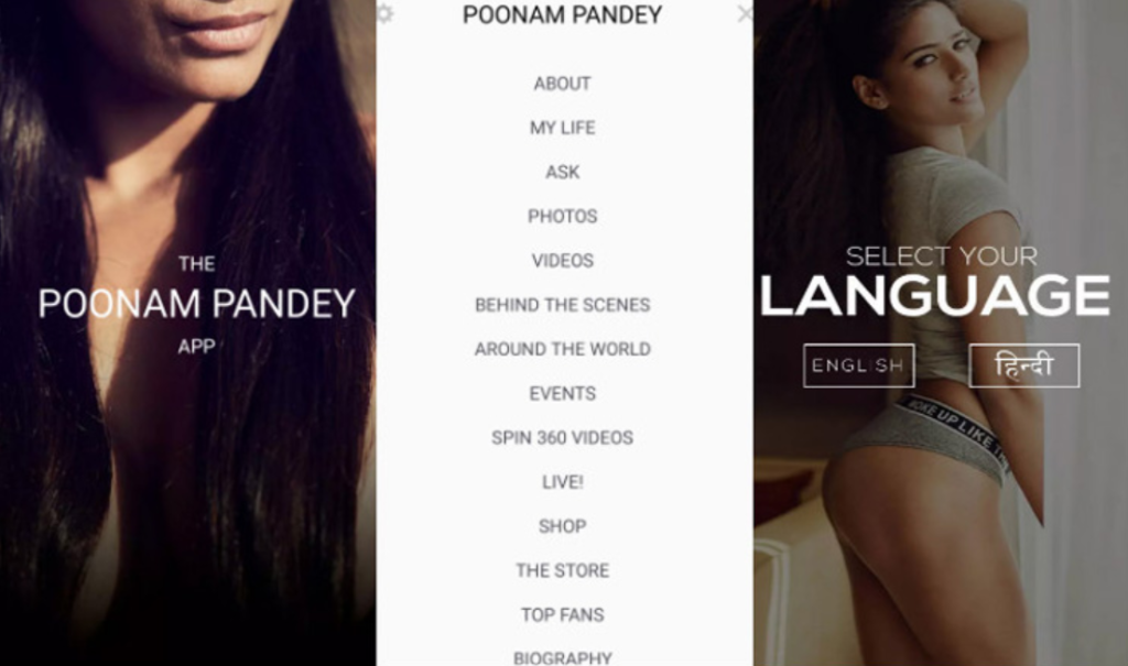 Poonam Pandey app controversy