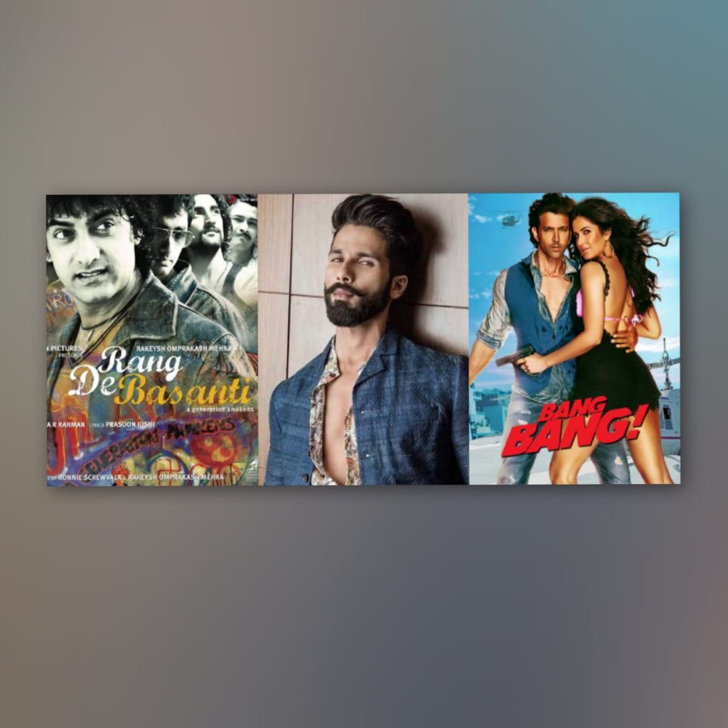 shahid kapoor rejected bollywood movies