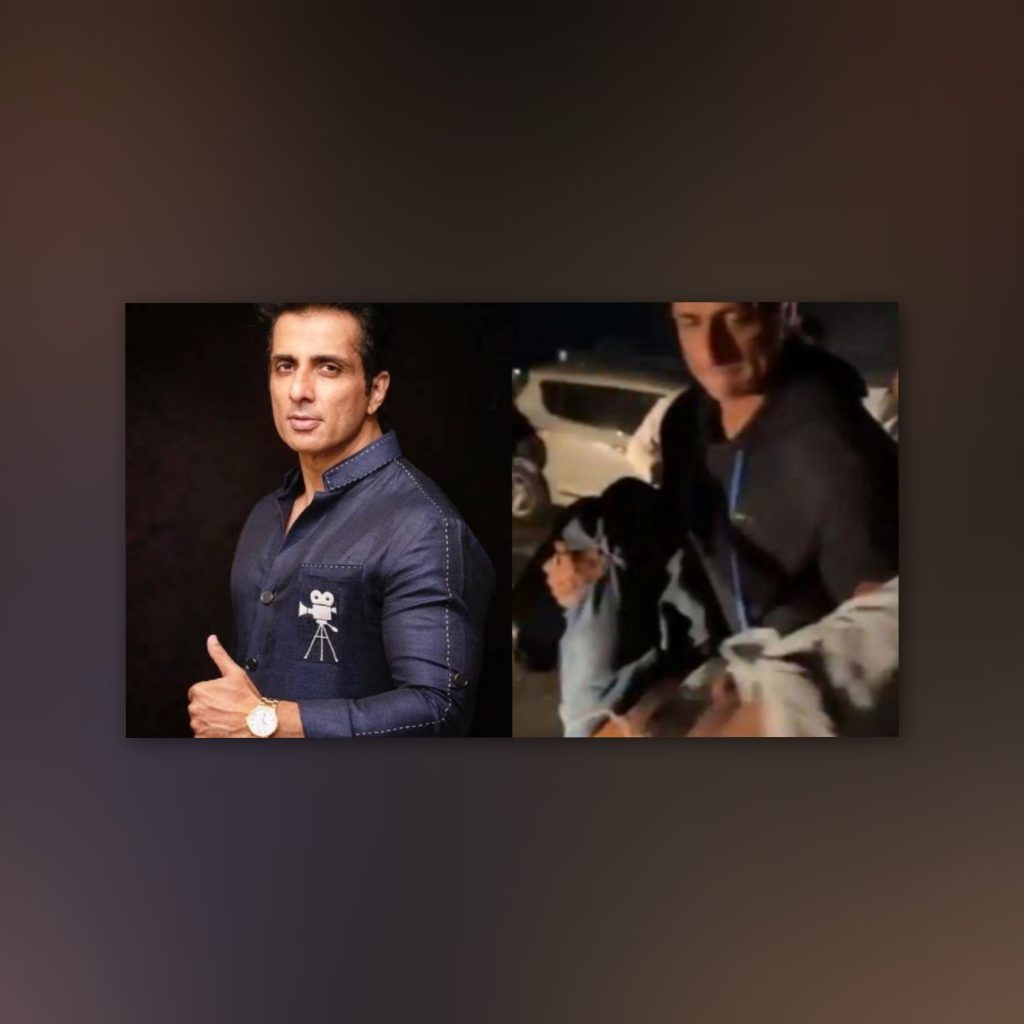 Sonu Sood video car accident
