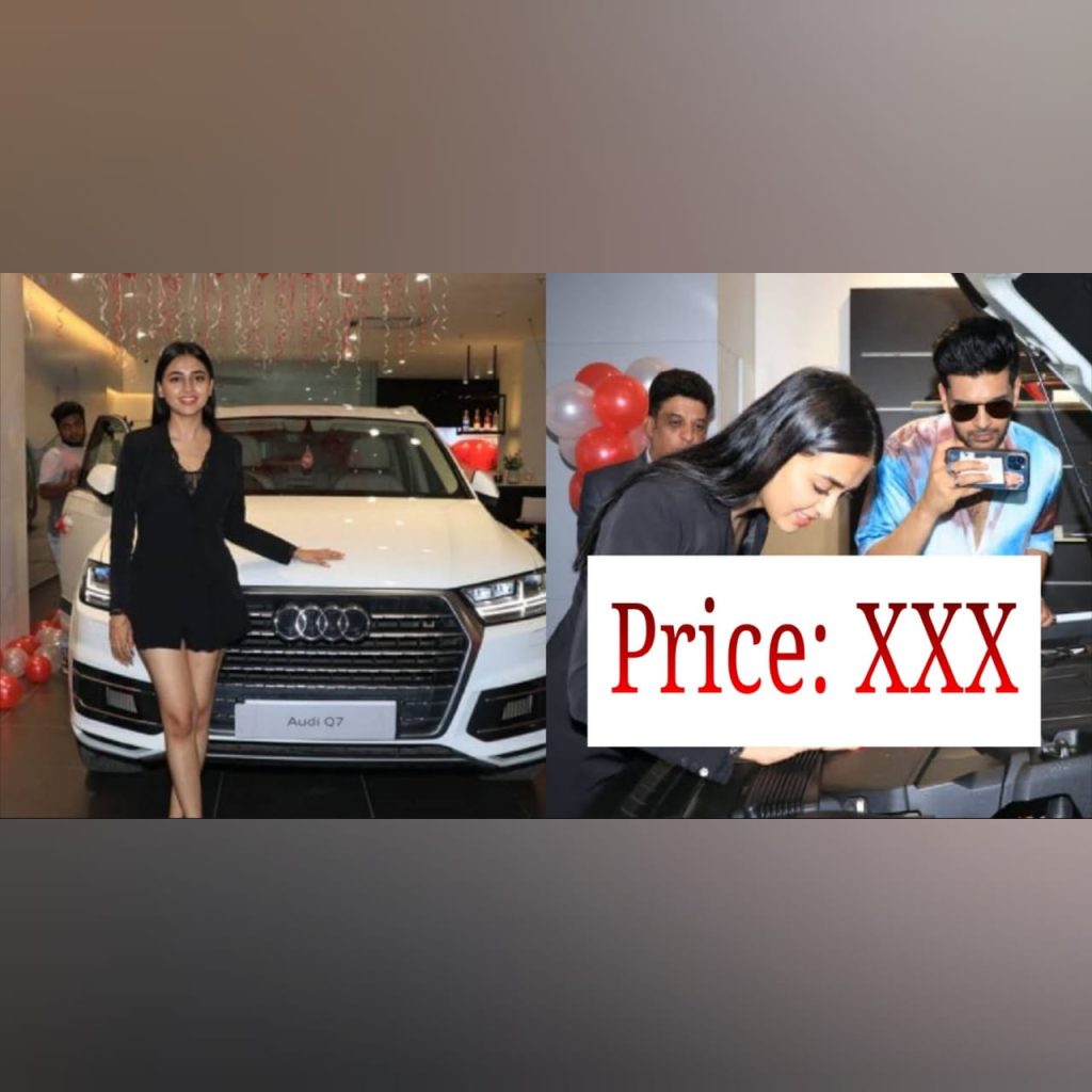 tejasswi prakash audi q7 car price