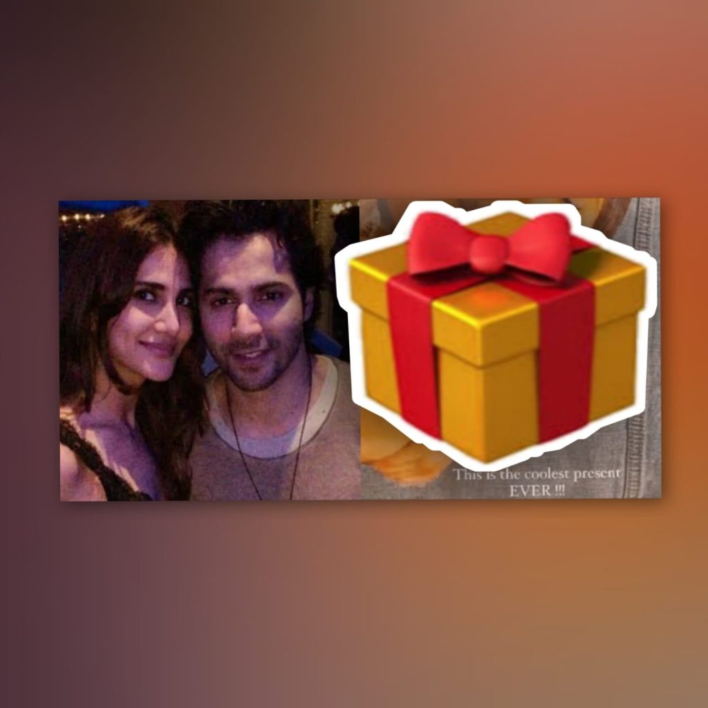 Varun Dhawan Gift Vaani Kapoor