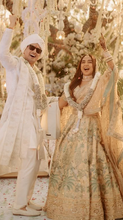 prajakta koli vrishank khanal wedding pics