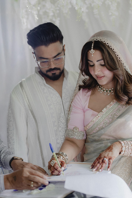 Hina Khan-Rocky Jaiswal wedding pic