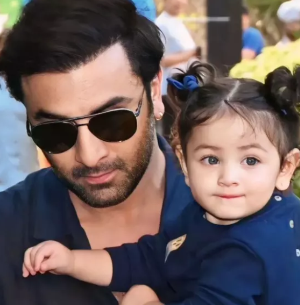 Ranbir Kapoor with Raha