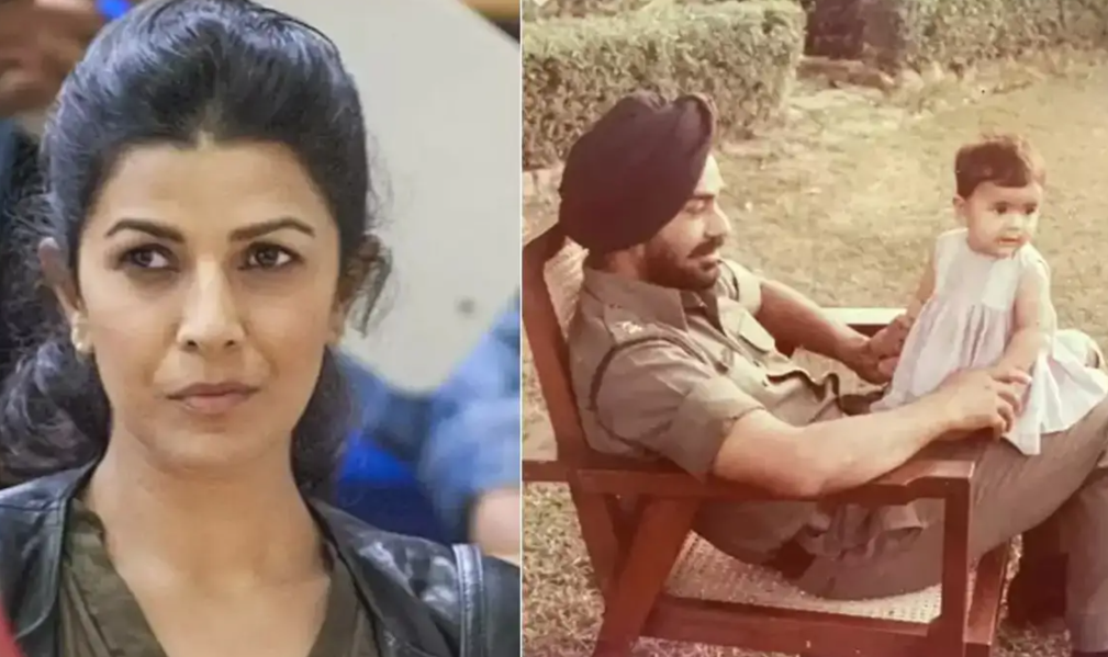 Nimrat Kaur with her father - Instant Bollywood Nimrat Kaur with her father - Major Bhupender Singh
