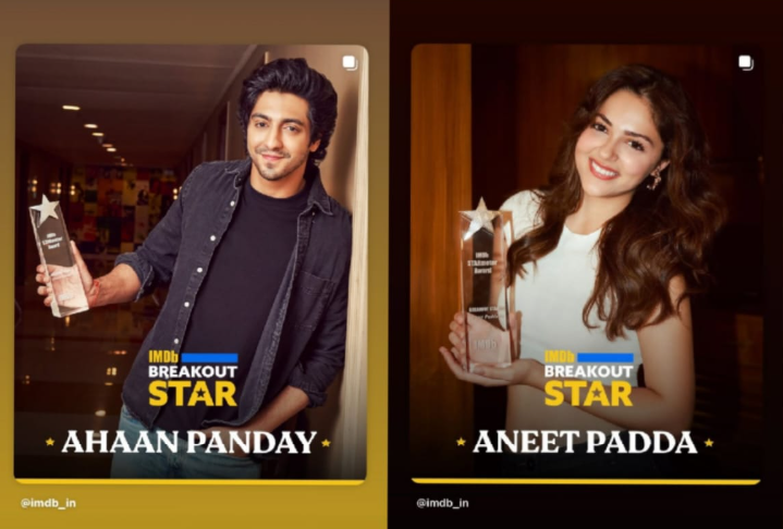 Celebs Who Received The Imdb Breakout Star Award; Ahaan Panday, Aneet Padda & More