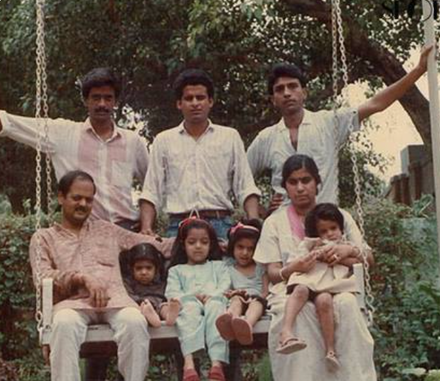 Manoj Bajpayee with family