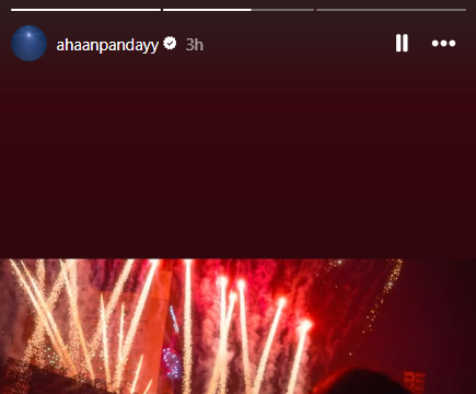 Ahaan Panday Birthday wish for Aneet Padda