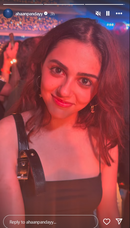 Ahaan Panday, Aneet Padda at Coldplay Concert