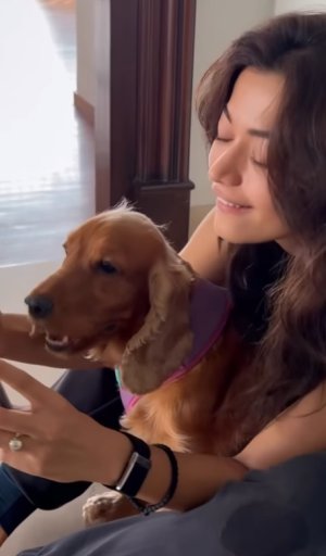 Rashmika Mandanna engagement ring - Instant Bollywood Rashmika Mandanna engagement ring