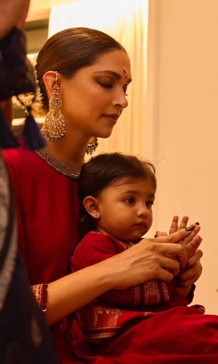 Deepika with baby Dua - Instant Bollywood Deepika with baby Dua