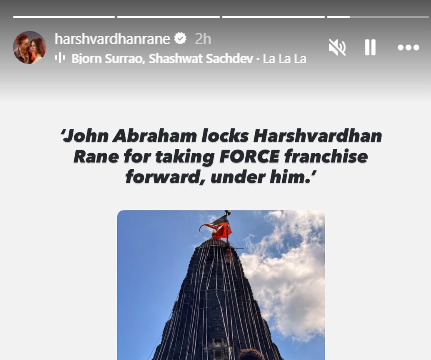 Harshvardhan Rane joins Force 3 