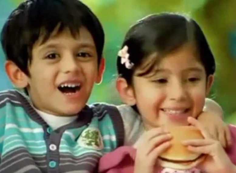 Sara Arjun in Mc Donalds ad - Instant Bollywood Sara Arjun in Mc Donalds ad