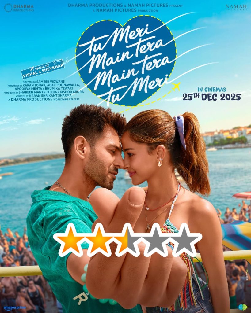 Tu Meri Main Tera Main Tera Tu Meri Movie Review; Kartik Aaryan-Ananya Panday Starrer Ends Up Being A Lacklustre Rom-Com
