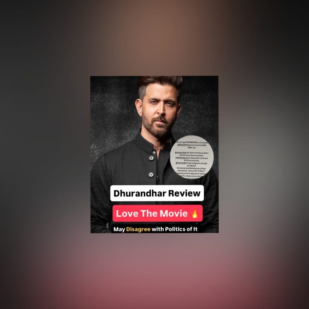 hrithik roshan dhurandhar review controversy - Instant Bollywood