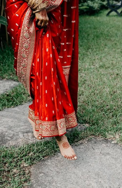 Wedding saree of Samantha Ruth Prabhu