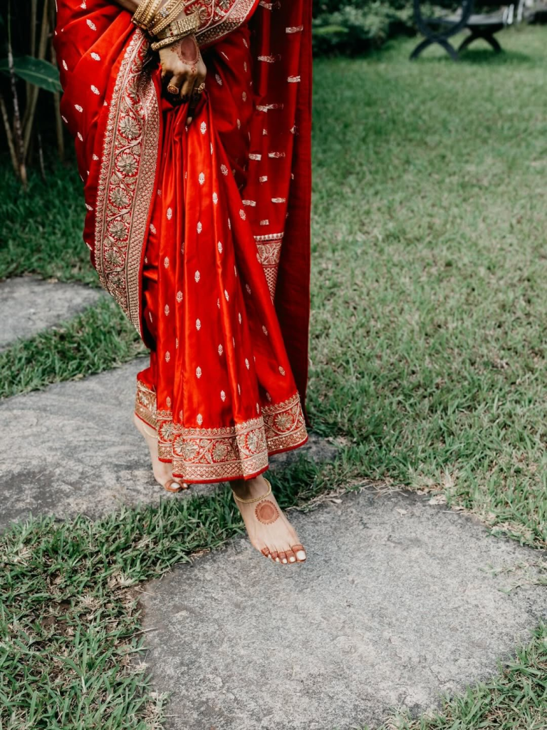 wedding saree of Samatha Ruth Prabhu 