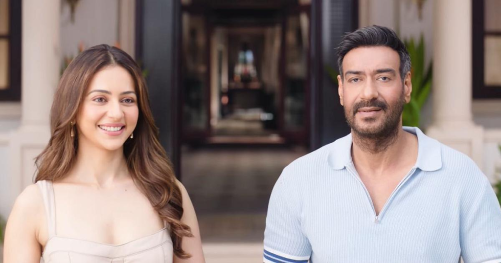 Ajay Devgn with Rakul Preet Singh in De De Pyaar De 2 - Instant Bollywood Ajay Devgn with Rakul Preet Singh in De De Pyaar De 2