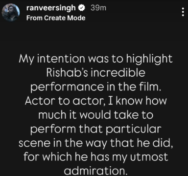 Ranveer Singh apology for mimicry
