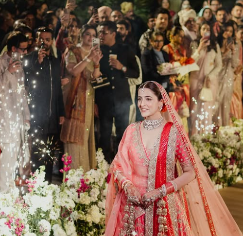 Nupur Sanon bridal ensemble by Manish Malhotra