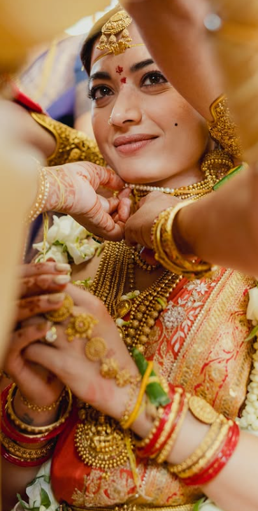 Rashmika emotional at her wedding