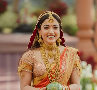 Vijay Deverakonda-Rashmika Mandanna Wedding Look designed by Anamika Khanna