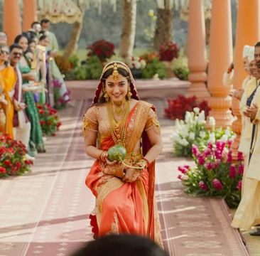 Rashmika walks down the aisle