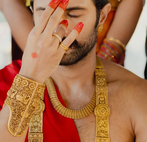 Vijay Deverakonda as a groom