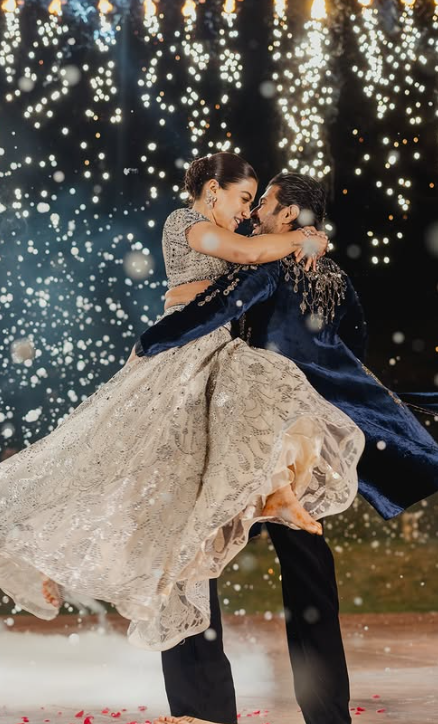 Vijay Deverakonda-Rashmika sangeet pics